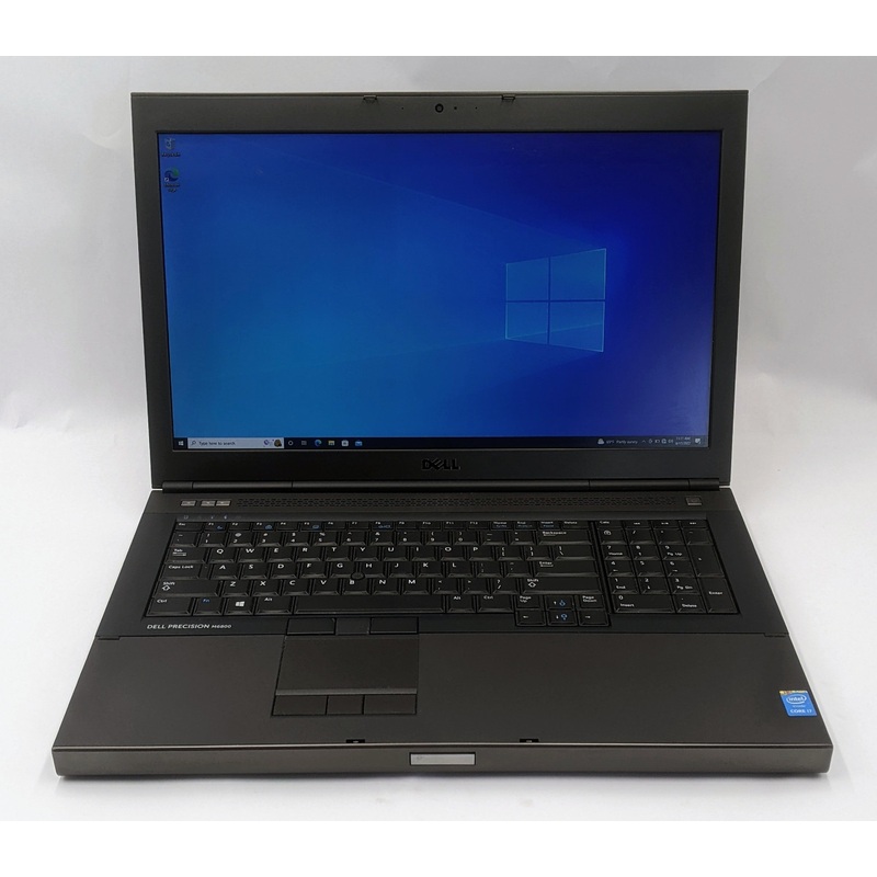 Dell Precision M6800 Laptop- 256GB SSD, 12GB RAM, Intel i7 CPU, Windows 10 Pro