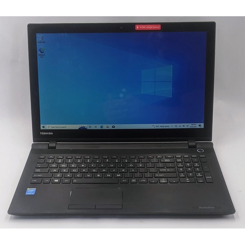 Toshiba Satellite C55t-C Laptop- 240GB SSD, 8GB RAM, Intel i3 CPU, Windows 10 Home