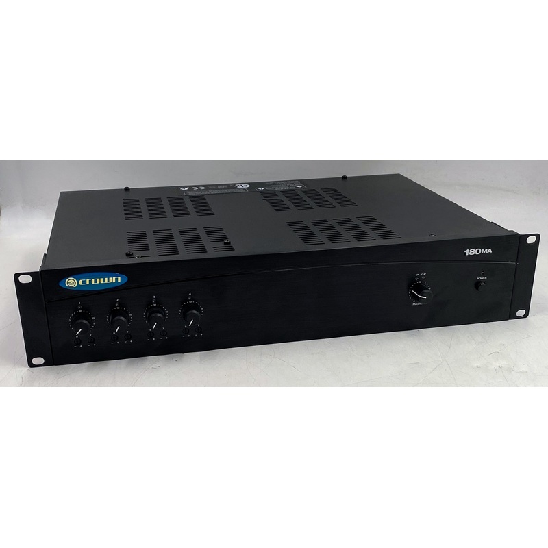 Crown 180MA Commercial Audio Mixer-Amplifier, 80W, 4-Input