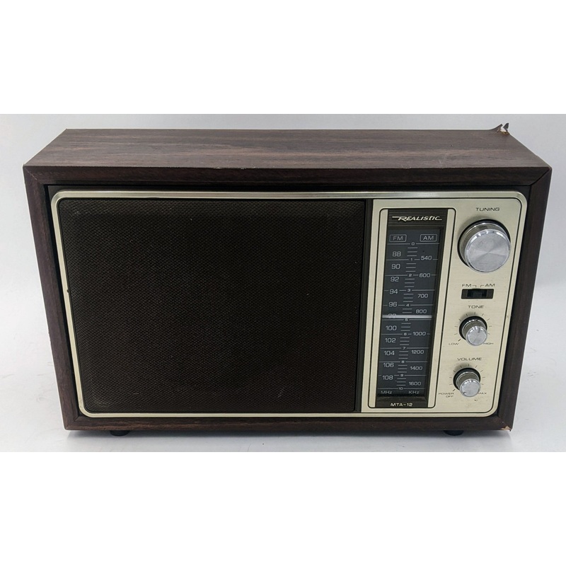 Realistic MTA-12 AM FM Radio