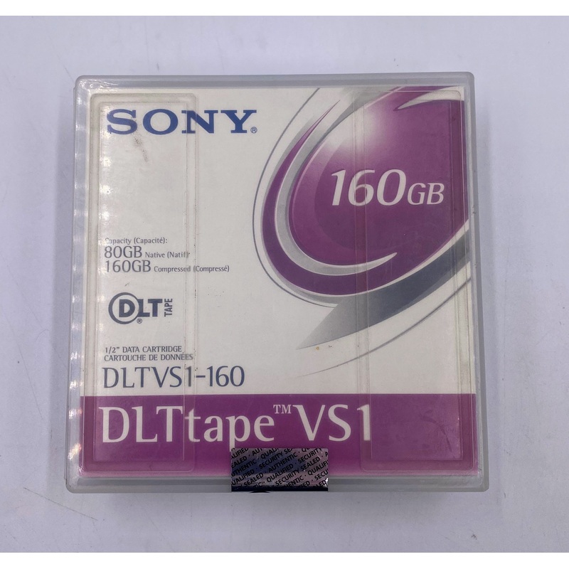 SONY DLTVS1-160 Data Cartridge, 80/160GB, 8MB/s Transfer Rate