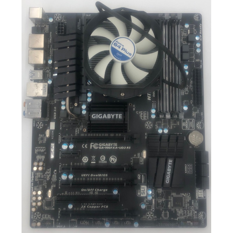 Gigabyte GA-990FXA-UD3 ATX Desktop Motherboard Assembly