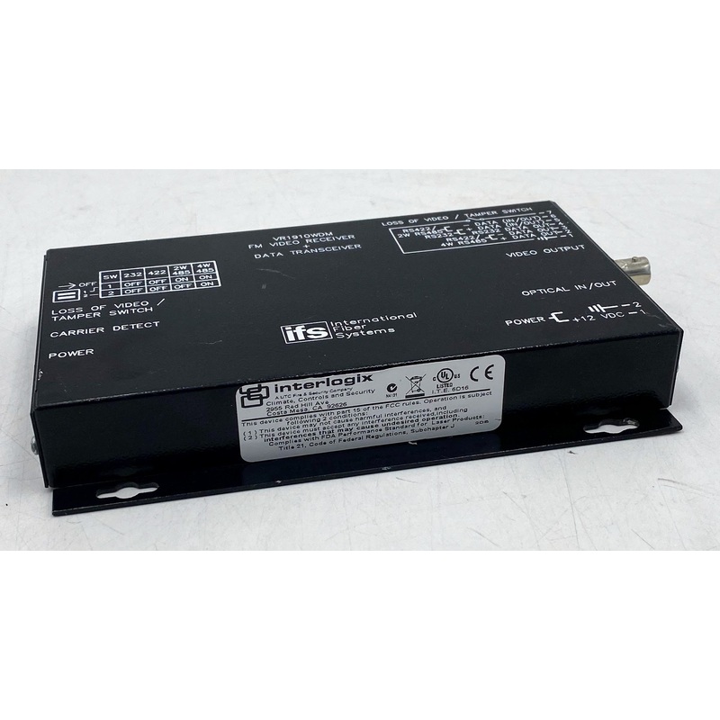 Interlogix VR1910WDM FM Video Receiver and Data Transceiver