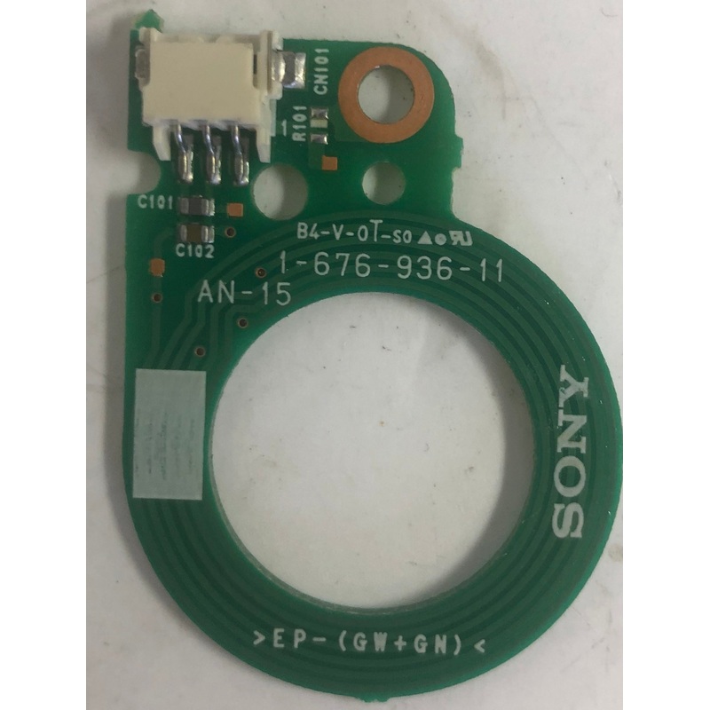 Sony DE845 Home Audio/Video Receiver AN-15 Port Board- 1-676-936-11