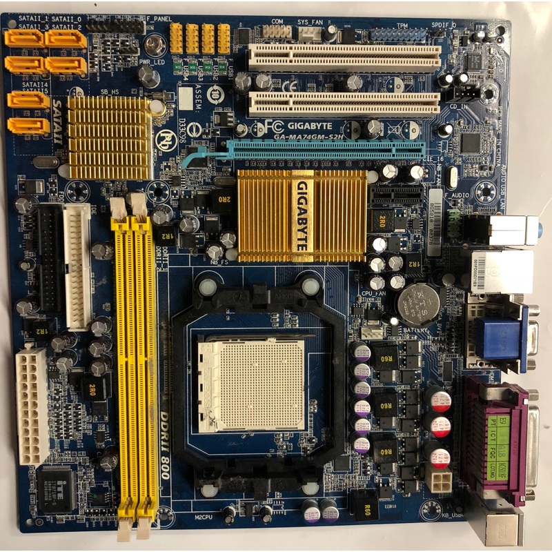 Intel GA-MA74GM-S2H Desktop Motherboard