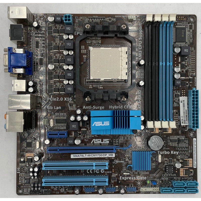 Asus M4A78LT-M/CM1730/DP_MB Desktop Micro ATX Motherboard- CM1730-01