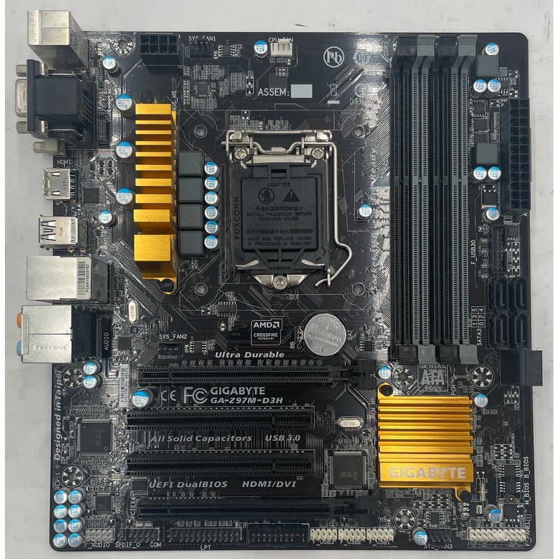 Gigabyte GA-Z97M-D3H Micro ATX Desktop Motherboard