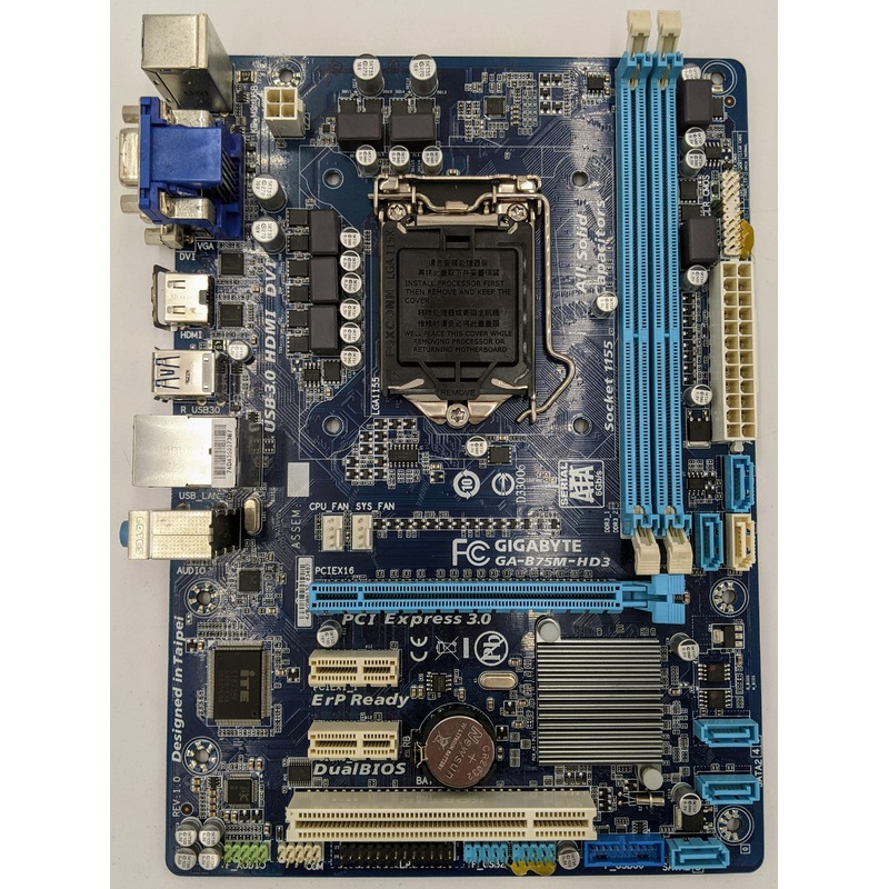 Gigabyte GAB75MHD3 MicroATX Desktop Motherboard
