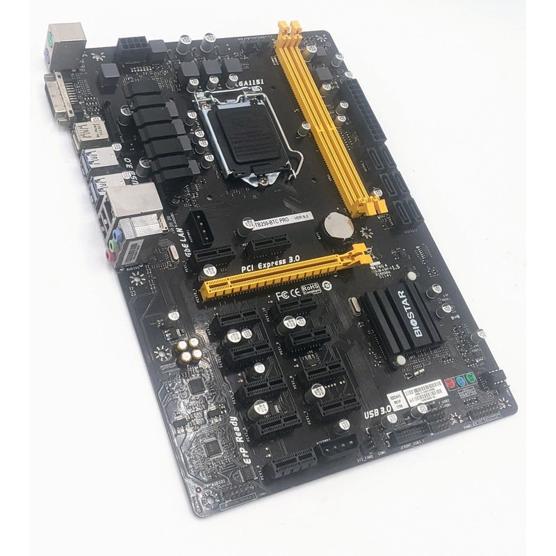 Biostar TB250-BTC PRO VER:6.0 Motherboard- IB25DAHS