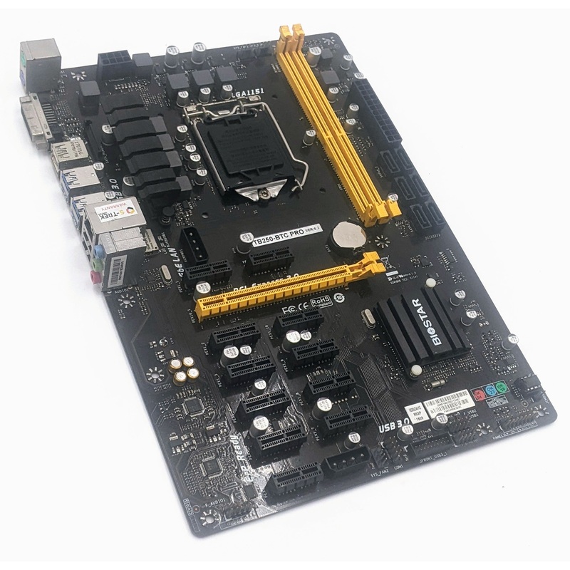 Biostar TB250-BTC PRO VER:6.2 Motherboard- IB25DAHS