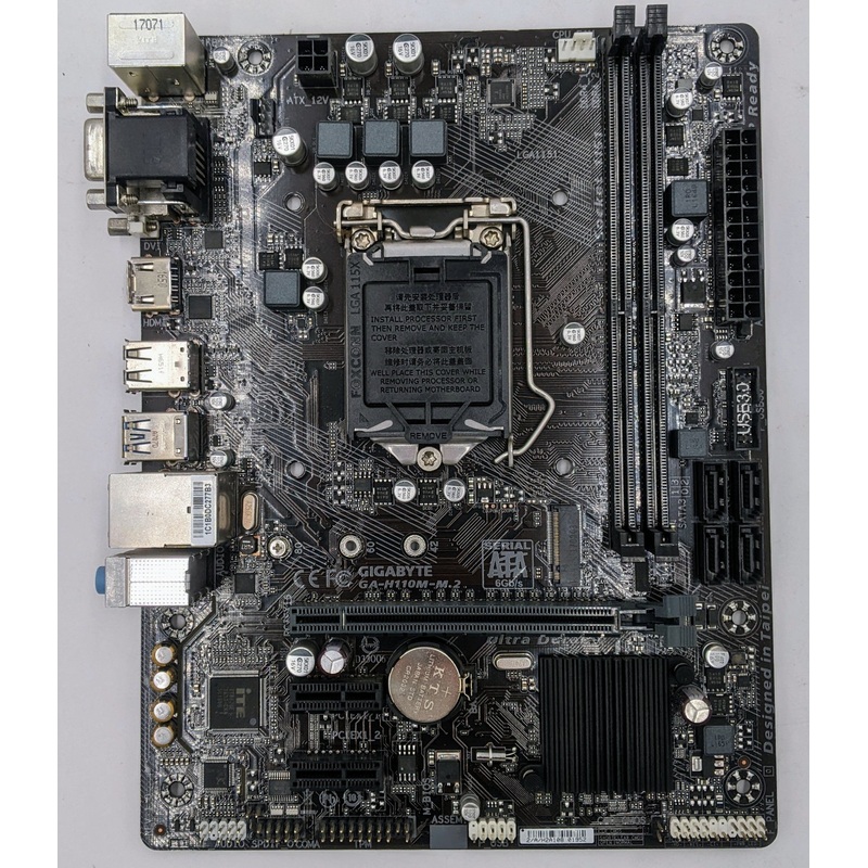 Gigabyte GA-H110M-M.2 Desktop Motherboard
