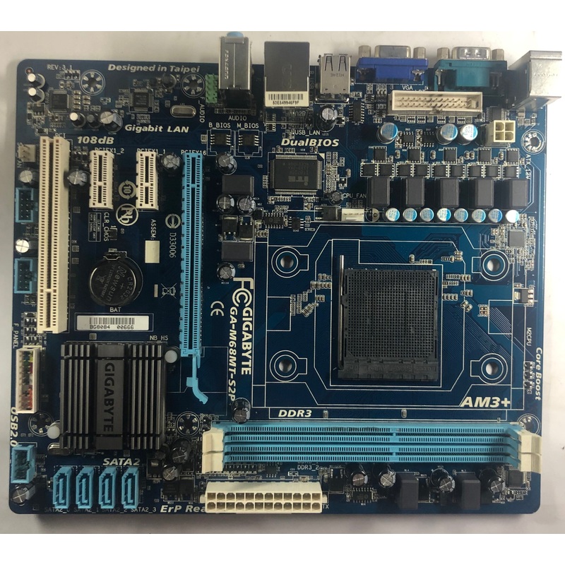 Gigabyte GA-M68MT-S2P Desktop Micro ATX Motherboard