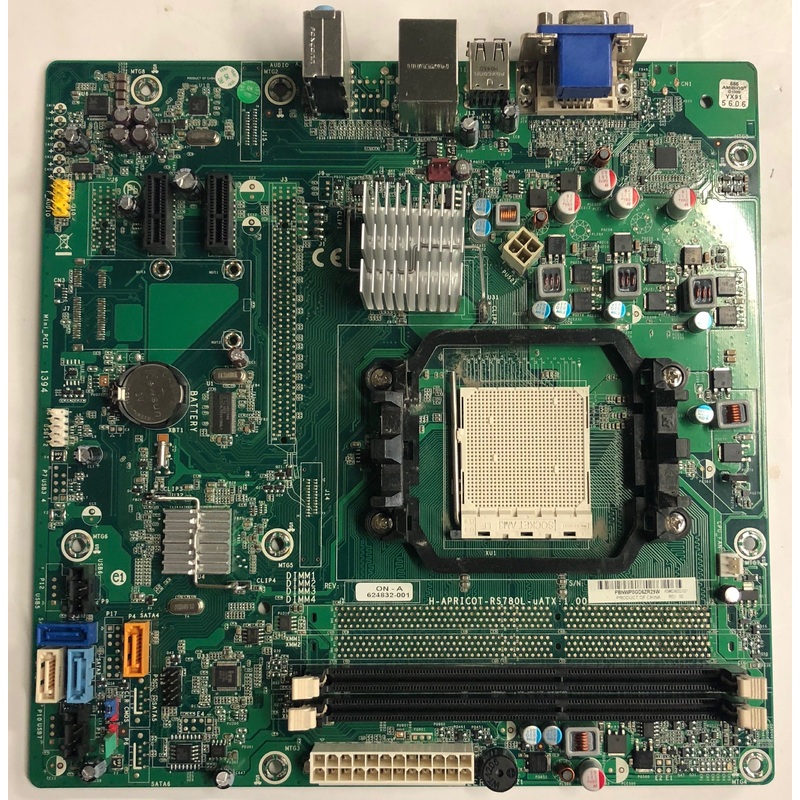HP Pavilion Slimline s5710f Desktop H-APRICOT-RS780L-uATX Motherboard- 624832-001