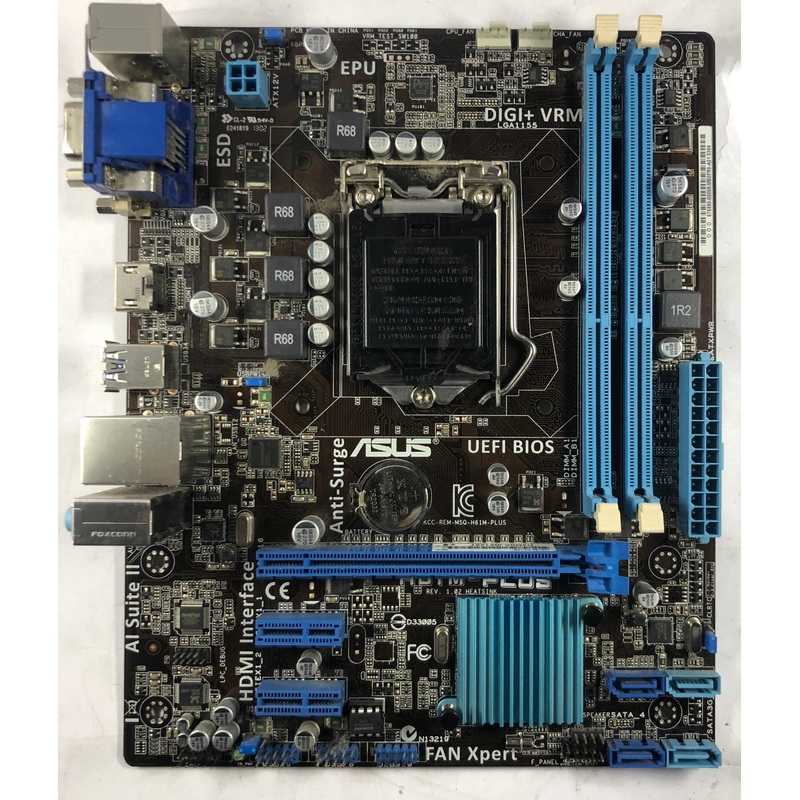 Asus H61M-PLUS Desktop micro ATX Motherboard