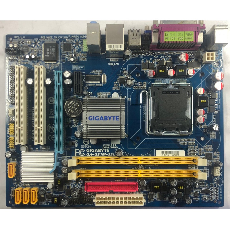 Gigabyte GA-G31M-S2L Desktop microATX Motherboard