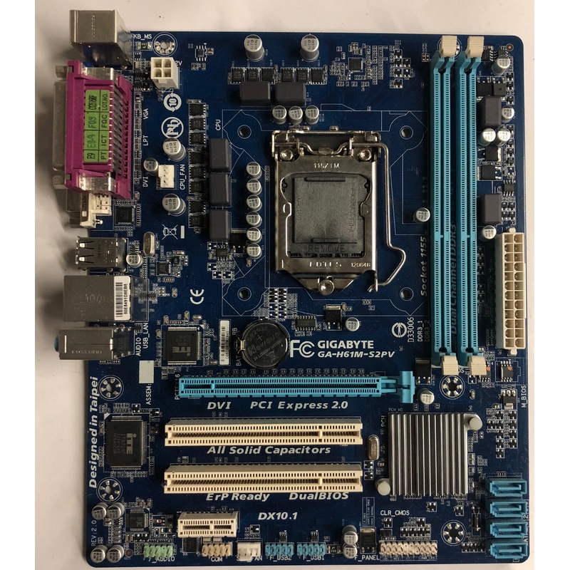 Gigabyte GA-H61M-S2PV Desktop Motherboard