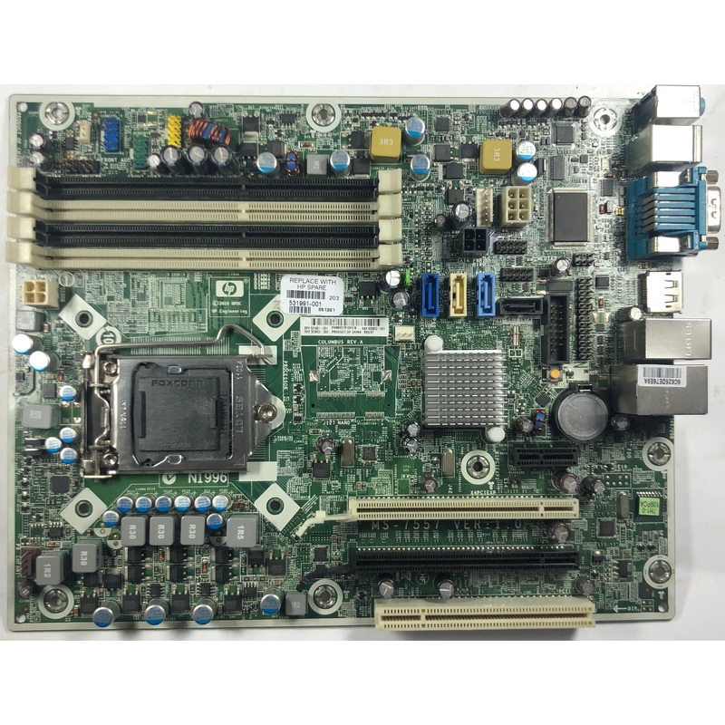 HP Compaq 8100 Elite Desktop MS-7557 Motherboard- 531991-001