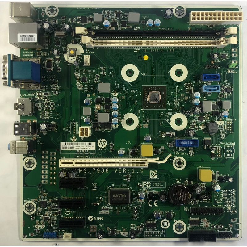 HP ProDesk 405 G2 Desktop MS-7938 Motherboard- 754093-001