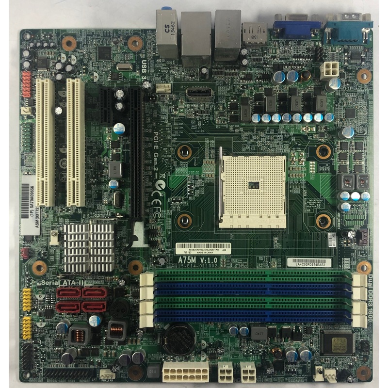 Lenovo ThinkCentre M78 Desktop A75M Motherboard- 03T7231